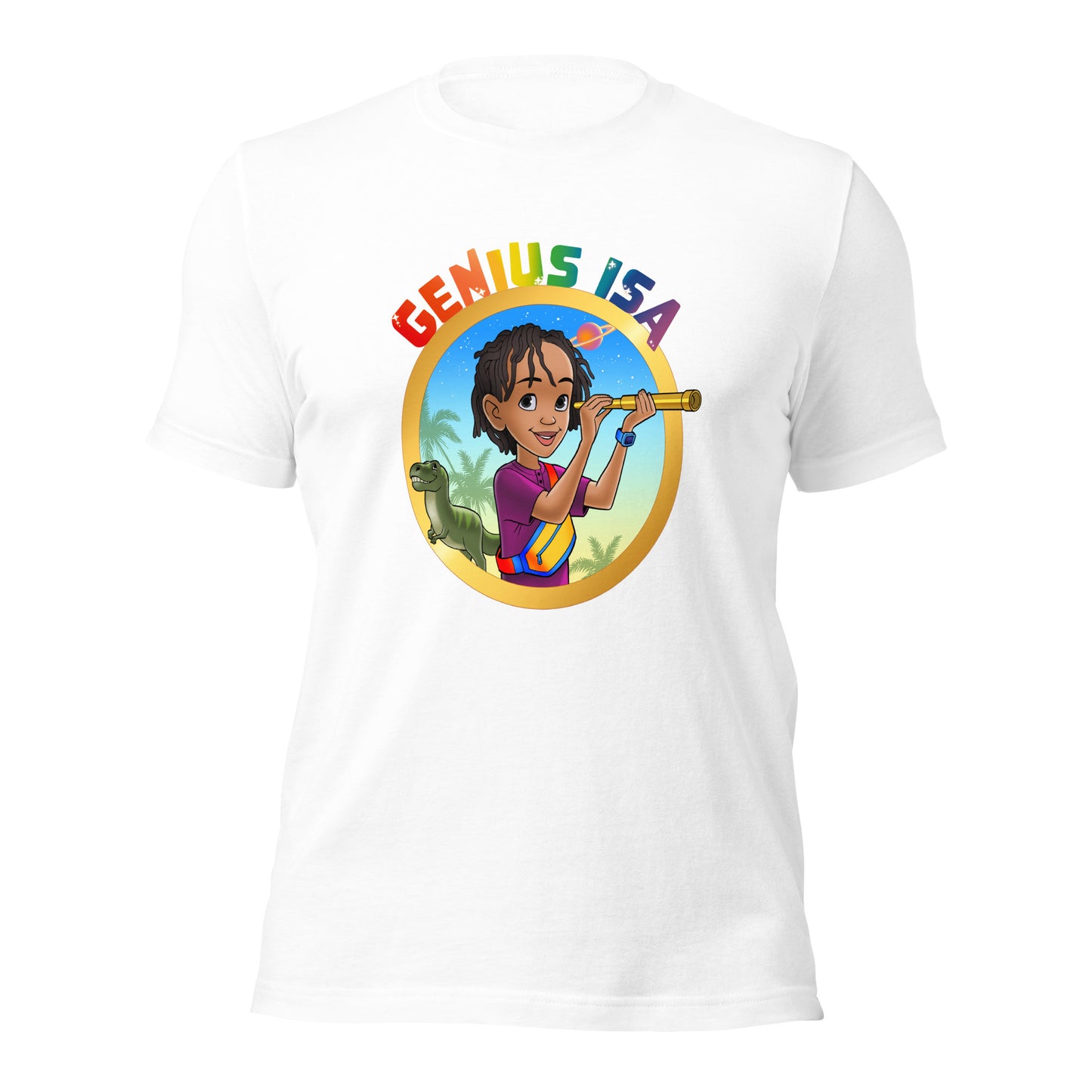 "Genius Isa logo" Unisex T-shirt